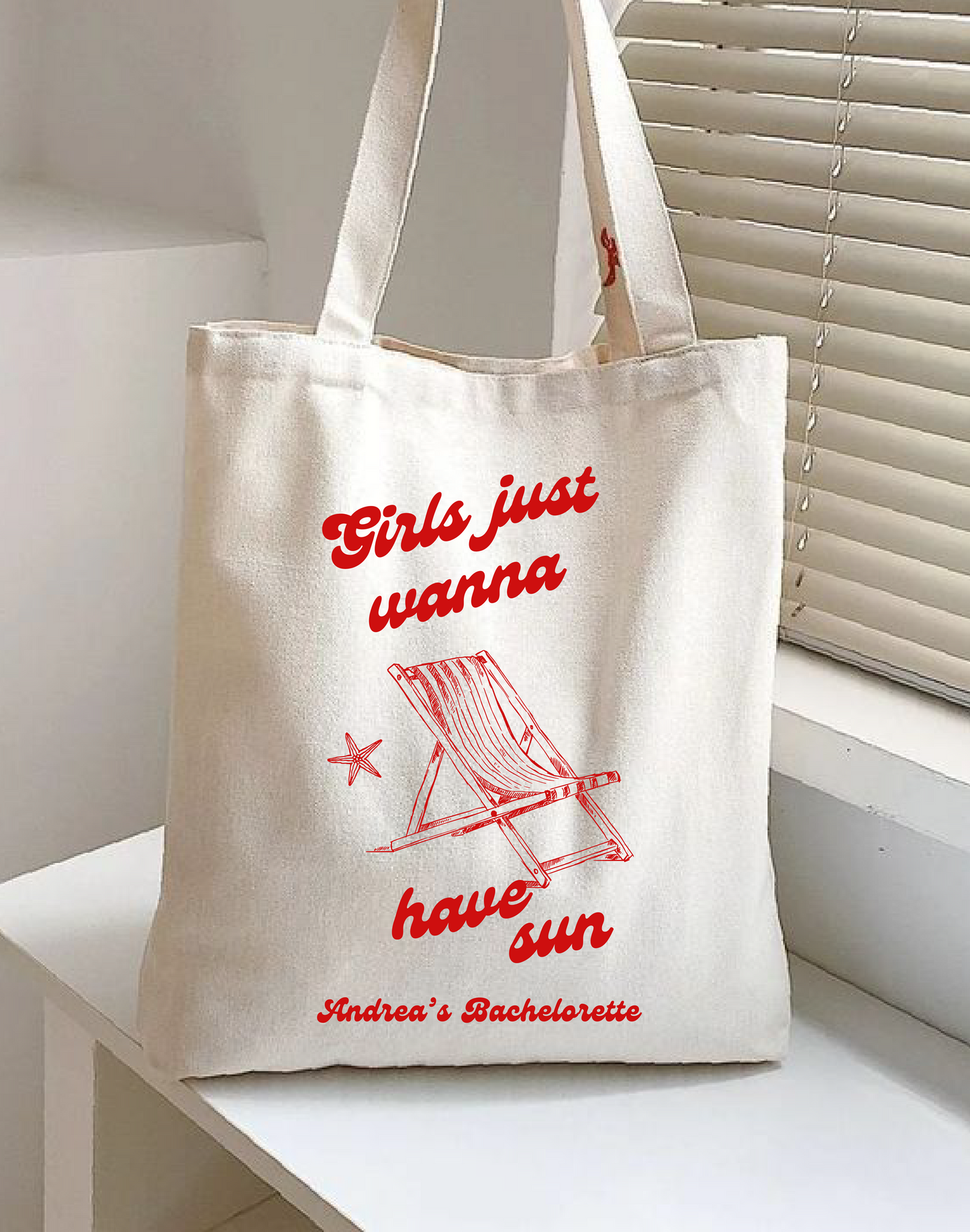 Tote Bag "Girls just wanna have sun"