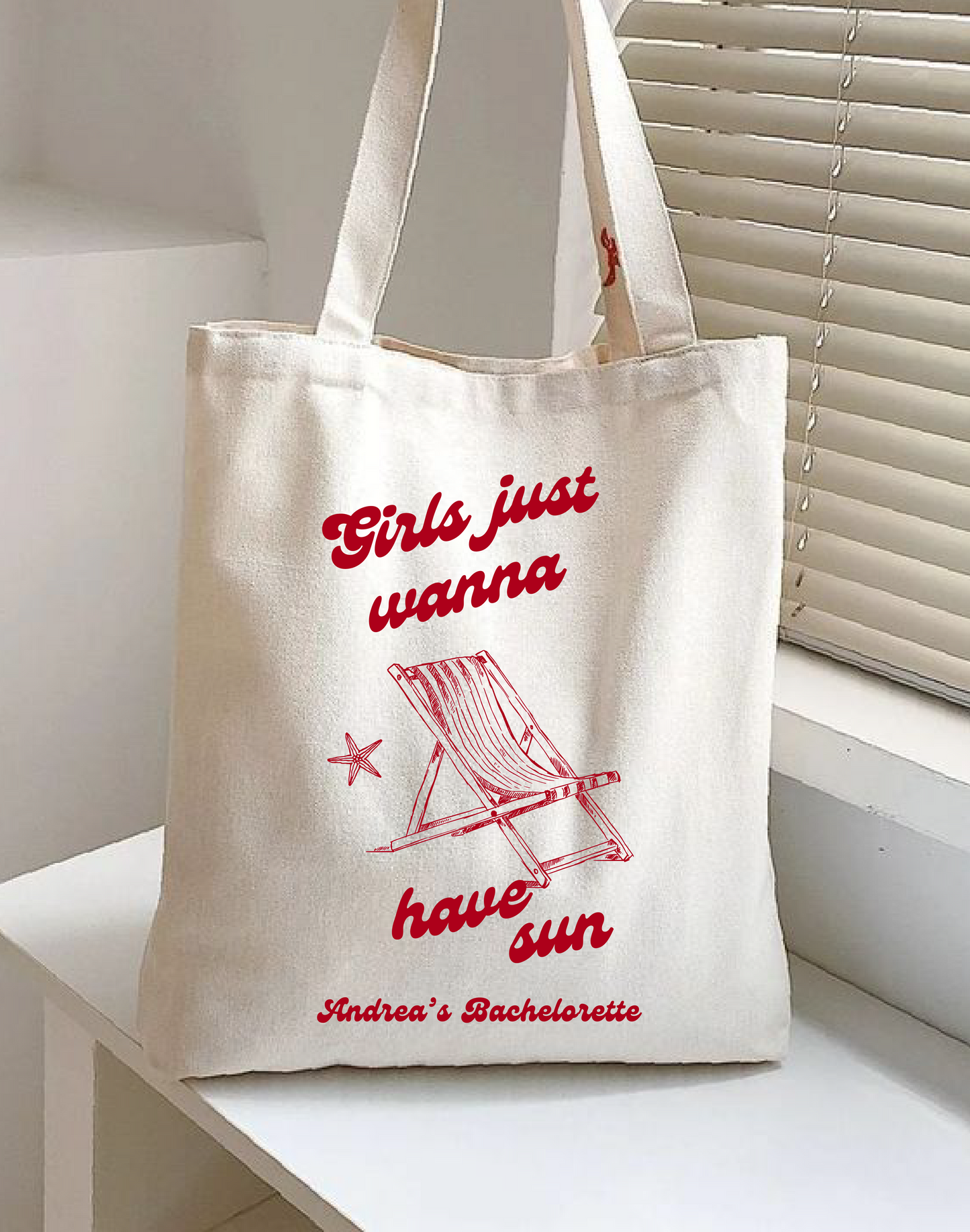 Tote Bag "Girls just wanna have sun"