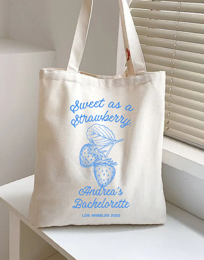 Tote Bag "Sweet as a Strawberry"